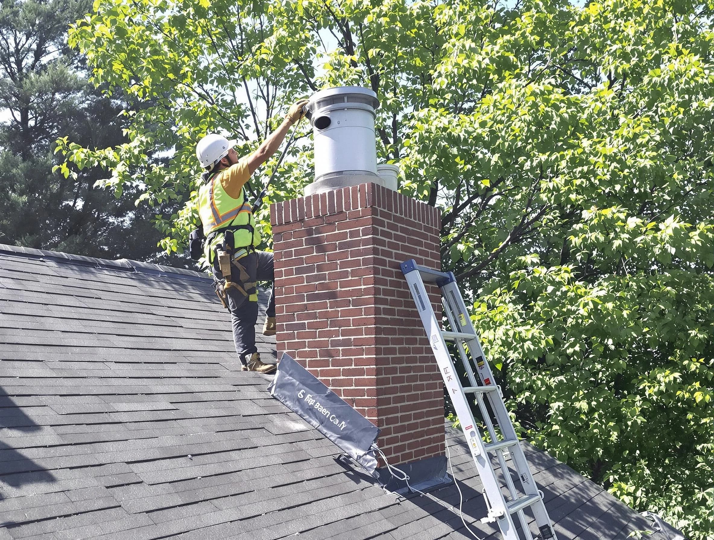 Chimney liner inspection by Santaquin Chimney Sweep in Santaquin, UT