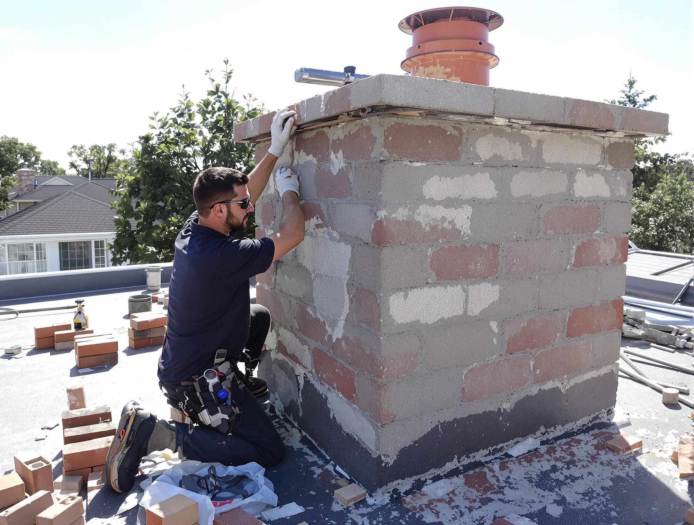 Advanced chimney repair process by Santaquin Chimney Sweep in Santaquin, UT
