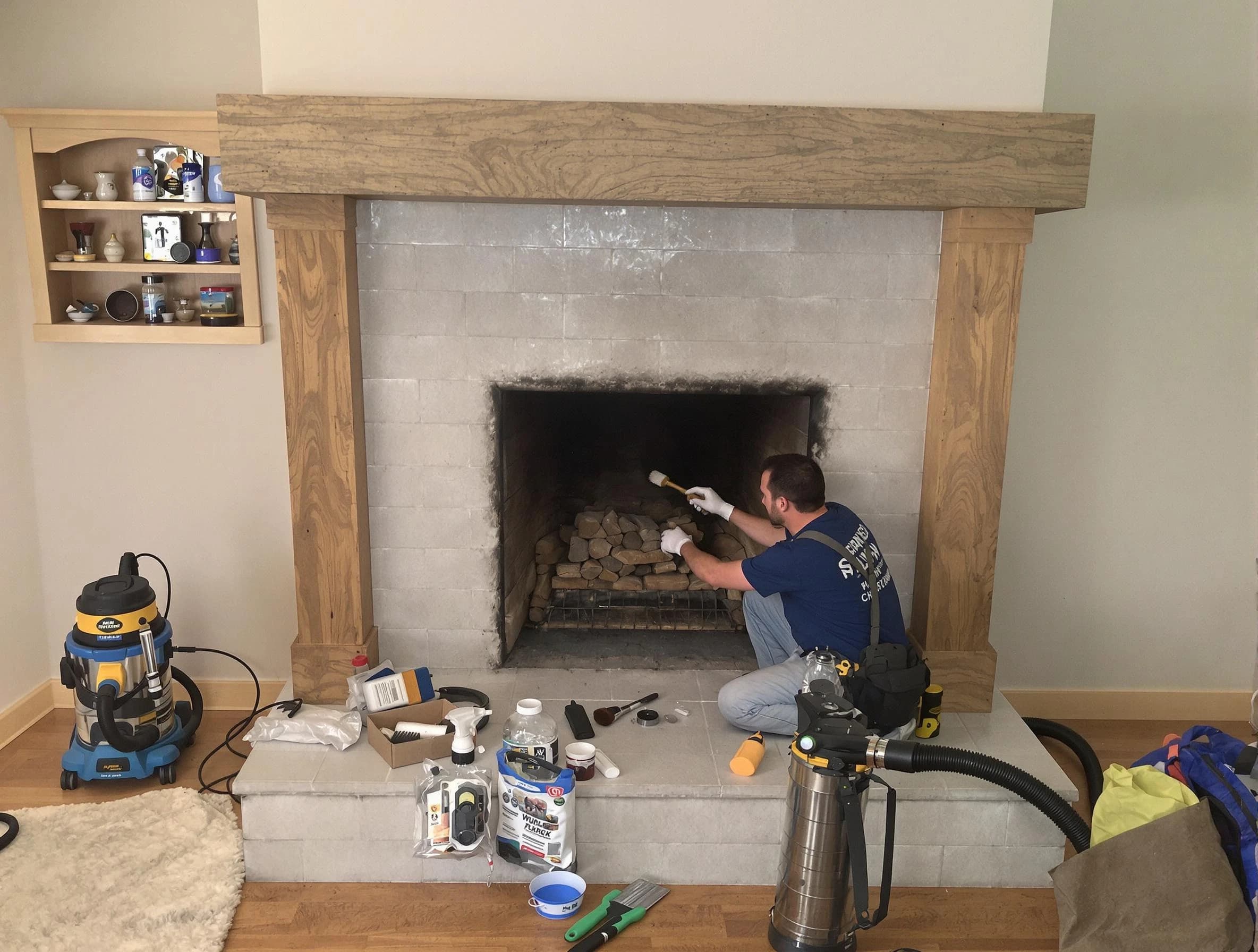 Detailed creosote removal process by Santaquin Chimney Sweep in Santaquin, UT