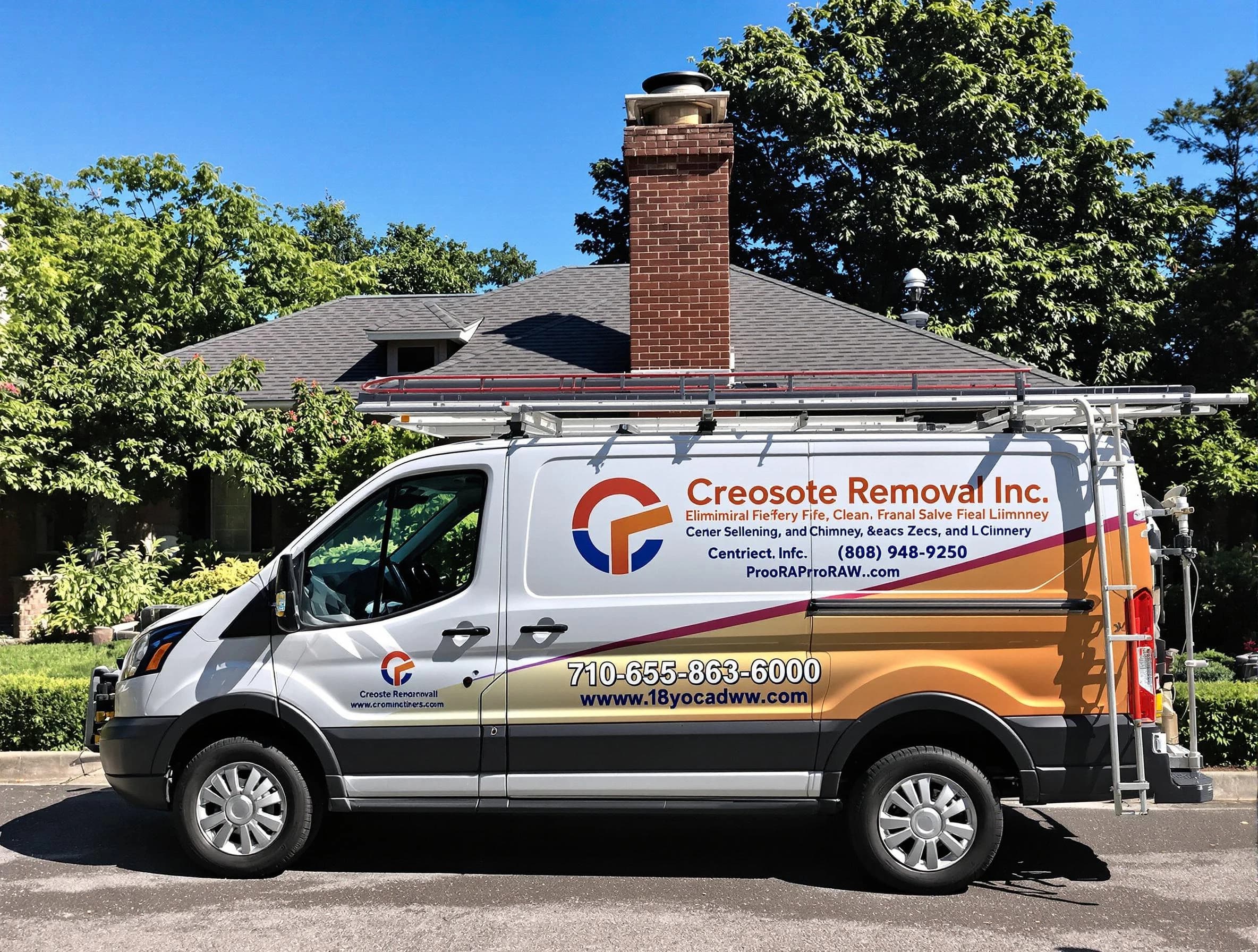 Santaquin Chimney Sweep technician removing creosote safely in Santaquin, UT