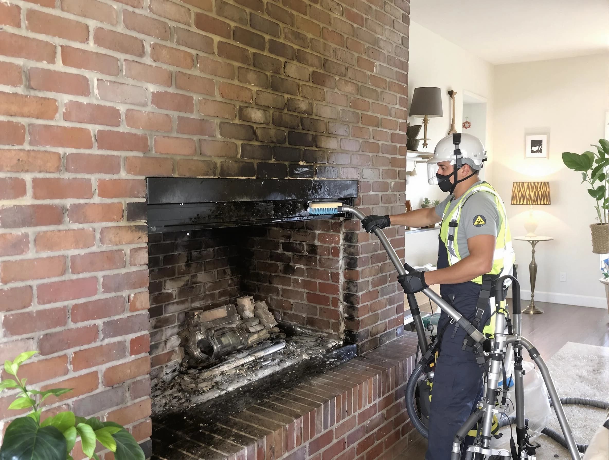 Santaquin Chimney Sweep providing fireplace cleaning services in Santaquin, UT