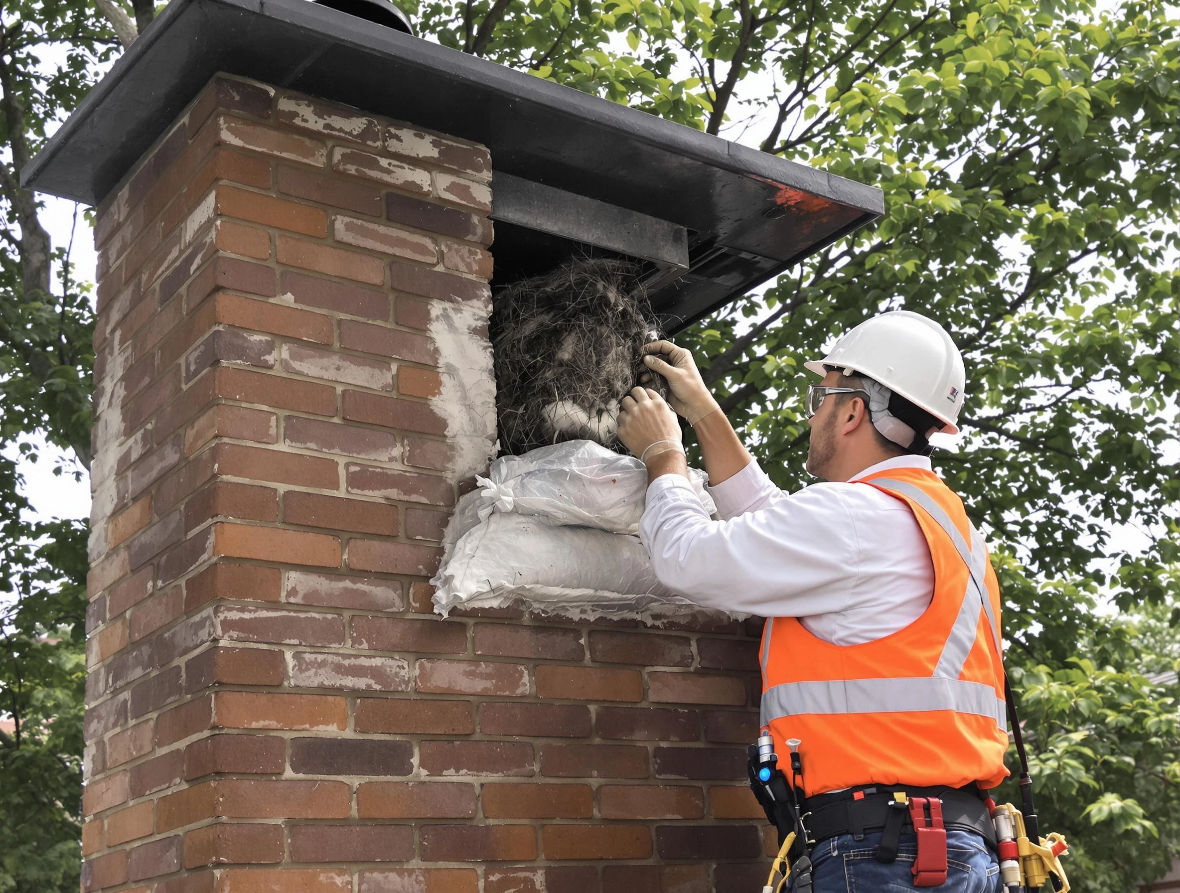 Humane removal of debris and animals by Santaquin Chimney Sweep in Santaquin, UT